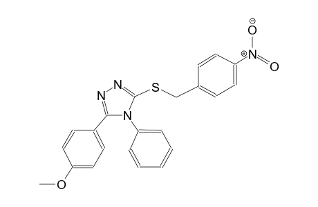 3-(4-Methoxyphenyl)-5-[(4-nitrobenzyl)thio]-4-phenyl-1,2,4-triazole