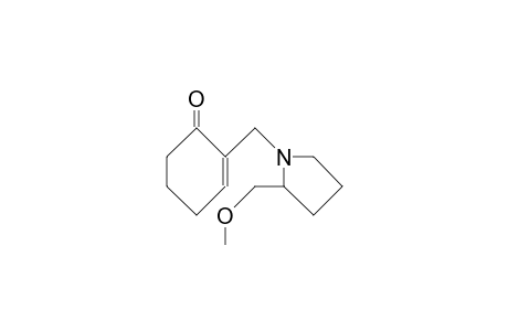 2-(2-Methoxymethyl-pyrrolidin-1-yl)-methyl-cyclohex-2-en-1-one