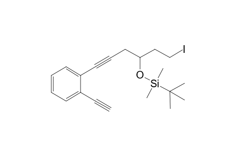 tert-butyl-[4-(2-ethynylphenyl)-1-(2-iodoethyl)but-3-ynoxy]-dimethyl-silane