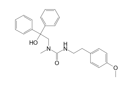 N-(2-Hydroxy-2,2-diphenylethyl)-N'-[2-(4-methoxyphenyl)ethyl]-N-methylurea
