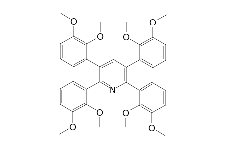 2,3,5,6-Tetrakis(2,3-dimethoxyphenyl)pyridine