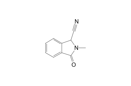 2-METHYL-3-OXOISOINDOLINE-1-CARBONITRILE