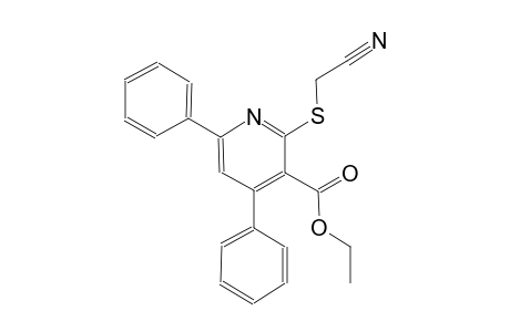 ethyl 2-[(cyanomethyl)sulfanyl]-4,6-diphenylnicotinate