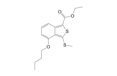 4-Butoxy-3-(methylthio)-2-benzothiophene-1-carboxylic acid ethyl ester