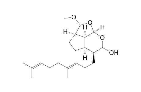 (2S,2aR,4aR,5S,7aR,7bS)-5-[(3E)-4,8-Dimethyl-3,7-nonadienyl]-2-methoxy-2a,3,4,4a,5,6,7a,7b-octahydro-2H-1,7-dioxacyclopenta[c,d]indene,6-ol