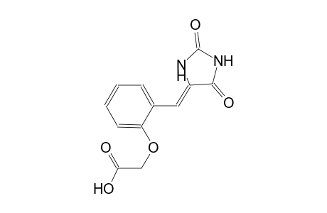 {2-[(Z)-(2,5-dioxo-4-imidazolidinylidene)methyl]phenoxy}acetic acid