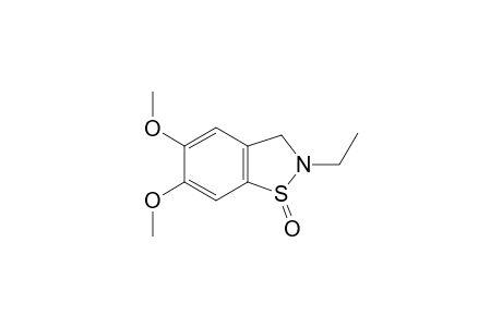 2-ethyl-5,6-dimethoxy-3H-1,2-benzothiazole 1-oxide