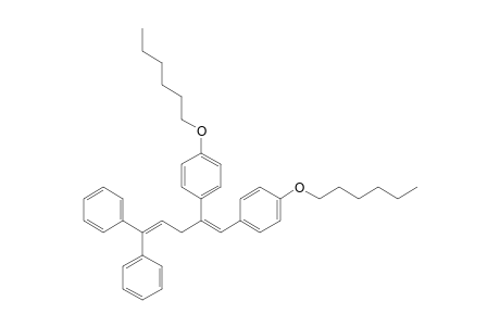 1,1-Diphenyl-4,5-bis(p-hexyloxyphenyl)penta-1,4-diene