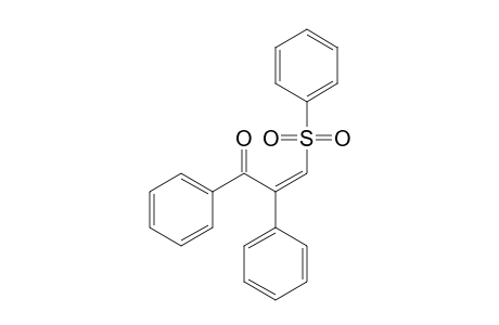 Z-1,2-Diphenyl-3-(phenylsulfonyl)prop-2-en-1-one