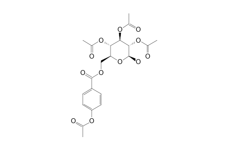 ACETYL-6-O-(PARA-ACETOXYBENZOYL)-2,3,4-TRI-O-ACETYL-BETA-D-GLUCOPYRANOSIDE