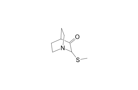 (RS)-2-Methylsulphanyl-1-azabicyclo[2.2.2]octane-3-one