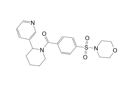 morpholine, 4-[[4-[[2-(3-pyridinyl)-1-piperidinyl]carbonyl]phenyl]sulfonyl]-