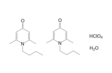 1-butyl-2,6-dimethyl-4(1H)-pyridone, perchlorate, hydrate (2:1:1)