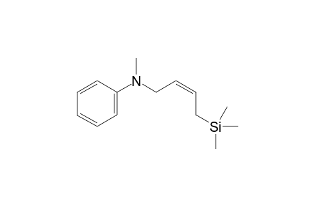 N-methyl-N-[(Z)-4-trimethylsilylbut-2-enyl]aniline