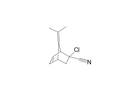 endo-2-Chloro-7-isopropylidenebicyclo[2.2.1]hept-5-ene-exo-2-carbonitrile and exo-2-chloro-7-isopropylidenebicyclo-[2.2.1]hept-5-ene-endo-2-carbonitrile