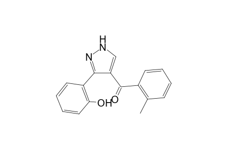 [3-(2-hydroxy-phenyl)-1H-pyrazol-4-yl]-O-tolyl-methanone