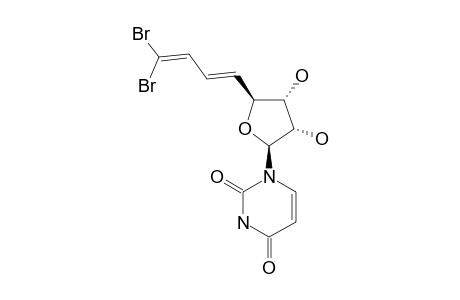 1-[8,8-DIBROMO-5,6,7,8-TETRADEOXY-BETA-D-RIBO-OCT-5(E)-7-DIENOFURANOSYL]-URACIL