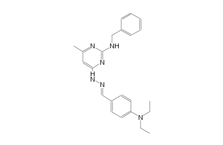 4-(diethylamino)benzaldehyde [2-(benzylamino)-6-methyl-4-pyrimidinyl]hydrazone