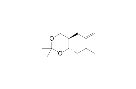 (4S,5R)-2,2-Dimethyl-5-(2-propenyl)-4-propyl-1,3-dioxane