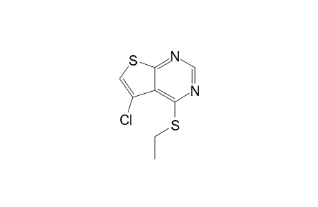 Thieno[2,3-d]pyrimidine, 5-chloro-4-(ethylthio)-