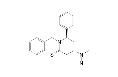 TRANS-1-BENZYL-4-(1-METHYLHYDRAZINO)-6-PHENYLPIPERIDINE-2-THIONE