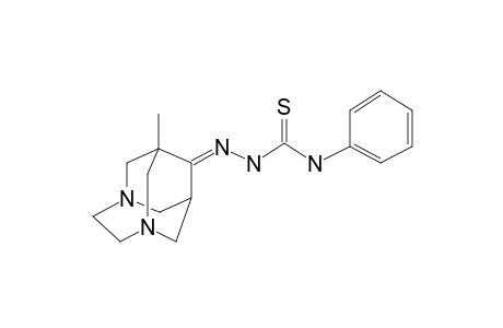 1-Methyl-3,6-diazahomoadamantan-9-one 4-phenylthiosemicarbazone