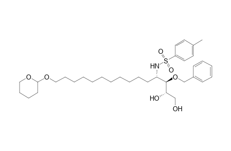 (2S,3R,4S)-3-Benzyloxy-4-p-tolylsulfonylamino-15-tetrahydropyranyloxypentadecan-1,2-diol