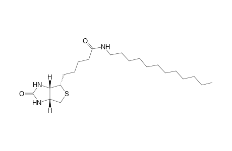 5-[(3aS,4S,6aR)-2-keto-1,3,3a,4,6,6a-hexahydrothien[3,4-d]imidazol-4-yl]-N-lauryl-valeramide