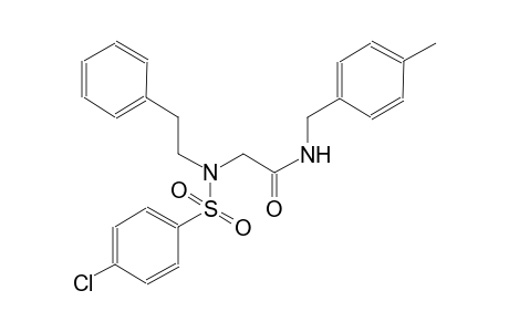 acetamide, 2-[[(4-chlorophenyl)sulfonyl](2-phenylethyl)amino]-N-[(4-methylphenyl)methyl]-