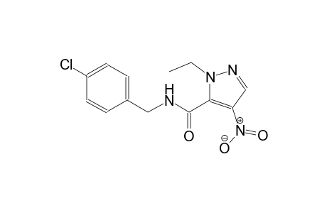 N-(4-chlorobenzyl)-1-ethyl-4-nitro-1H-pyrazole-5-carboxamide
