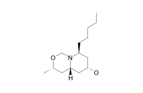 6-HYDROXY-3-METHYL-8-PENTYLPERHYDROPYRIDO-[1,2-C]-[1,3]-OXAZINE