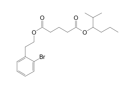 Glutaric acid, 2-(2-bromophenyl)ethyl 2-methylhex-3-yl ester