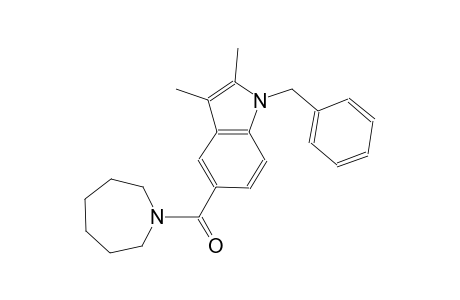 1-benzyl-5-(hexahydro-1H-azepin-1-ylcarbonyl)-2,3-dimethyl-1H-indole