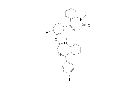 5-(4-FLUOROPHENYL)-1,3-DIHYDRO-1-METHYL-2H-1,4-BENZODIAZEPIN-2-ONE