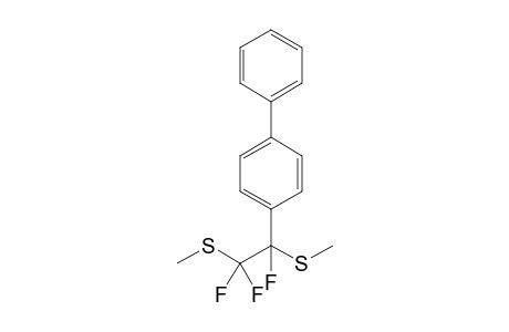 1,2,2-Trifluoro-1,2-bis(methylthio)-1-(4-biphenylyl)ethane