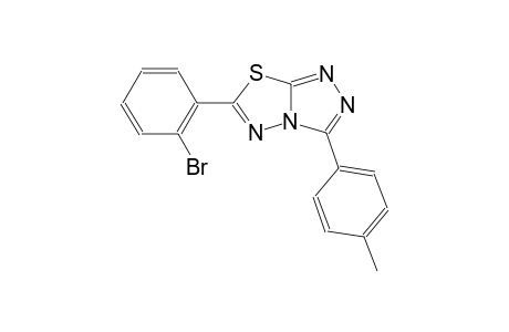 [1,2,4]triazolo[3,4-b][1,3,4]thiadiazole, 6-(2-bromophenyl)-3-(4-methylphenyl)-