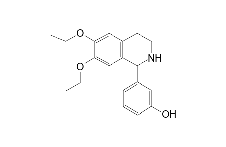 3-(6,7-diethoxy-1,2,3,4-tetrahydroisoquinolin-1-yl)phenol
