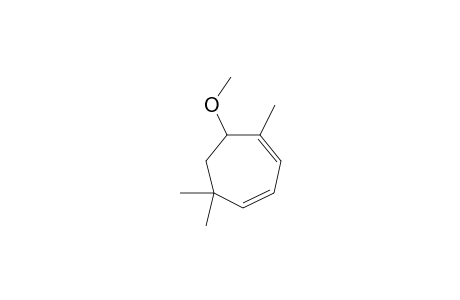 1,3-Cycloheptadiene, 7-methoxy-1,5,5-trimethyl-