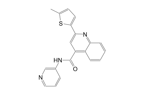 2-(5-methyl-2-thienyl)-N-(3-pyridinyl)-4-quinolinecarboxamide