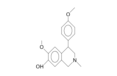 4-P-Anisyl-7-hydroxy-6-methoxy-2-methyl-1,2,3,4-tetrahydro-isoquinoline