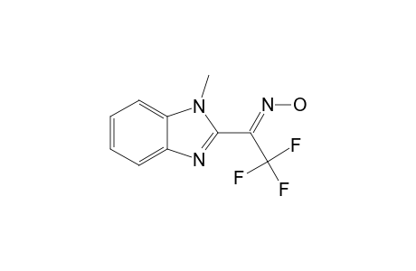 2,2,2-TRIFLUORO-1-(1-METHYL-1H-BENZO-[D]-IMIDAZOL-2-YL)-ETHANONE-OXIME