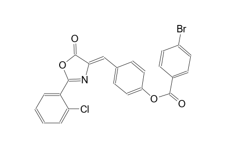 4-[(Z)-(2-(2-chlorophenyl)-5-oxo-1,3-oxazol-4(5H)-ylidene)methyl]phenyl 4-bromobenzoate
