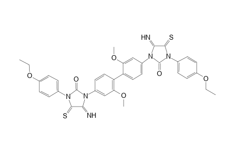 3,3'-(2,2'-Dimethoxybiphenyl-4,4'-diyl)bis(1-(4-ethoxyphenyl)-4-imino-5-thioxoimidazolidin-2-one)