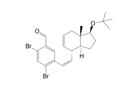 (-)-2,4-Dibromo-5-{(Z)-2-[(1S,3aS,4S,7aS)-1-tert-Butoxy-7a-methyl-2,3,3a,4,7,7a-hexahydro-1H-inden-4-yl]vinyl}benzaldehyde