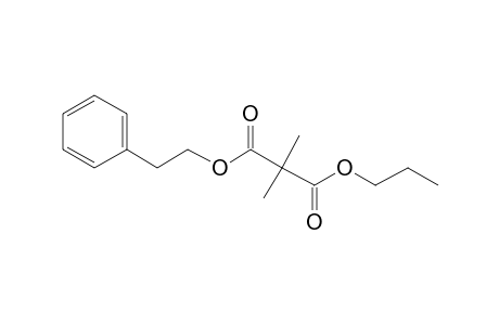 Dimethylmalonic acid, 2-phenethyl propyl ester