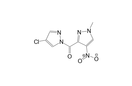3-[(4-chloro-1H-pyrazol-1-yl)carbonyl]-1-methyl-4-nitro-1H-pyrazole