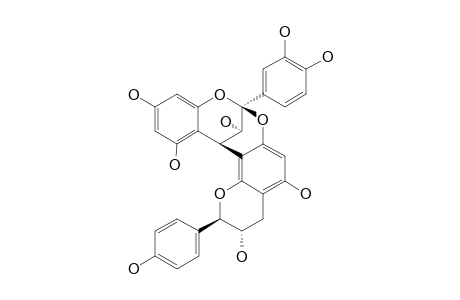 EPI-CATECHIN-(4-BETA-8,2-BETA-O-7)-AFZELECHIN;GERANIN-B