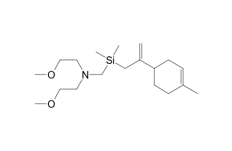 Ethanamine, N-[[dimethyl[2-(4-methyl-3-cyclohexen-1-yl)-2-propenyl]silyl]methyl]-2-methoxy-N-(2-methoxyethyl)-, (R)-