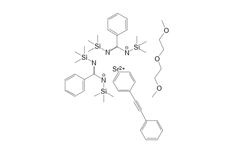 Strontium-bis[N,N'-bis(trimethylsilyl)benzamidinate]Diglyme.Tolan