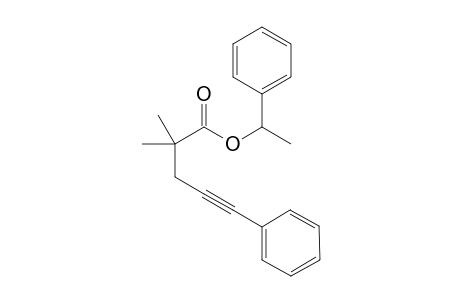 2,2-Dimethyl-5-phenylpent-4-ynoic acid-1-phenylethyl ester